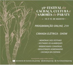 Festival da Cachaça, Cultura e Sabores 2020