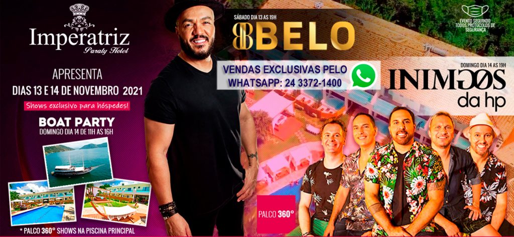 Belo faz show exclusivo para hóspedes